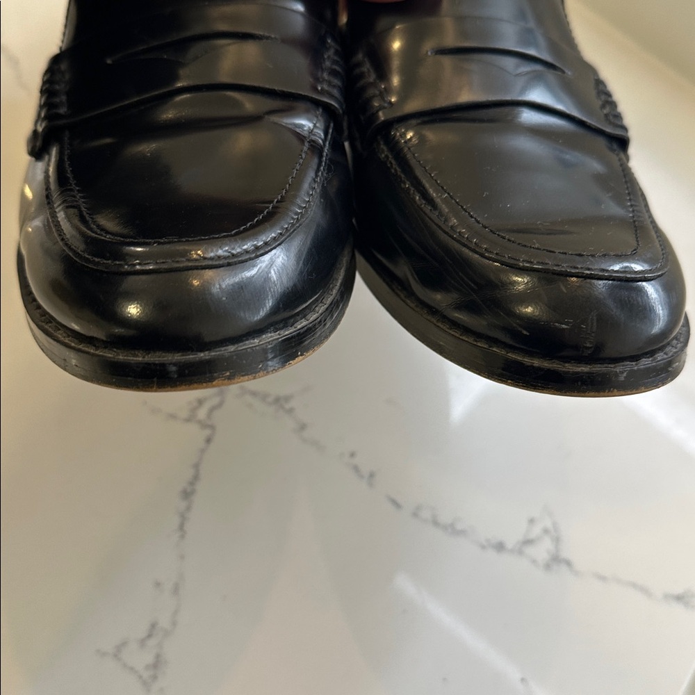 Banana Republic Black slide on Penny loafer Size 8 1/2 - Picture 10 of 13